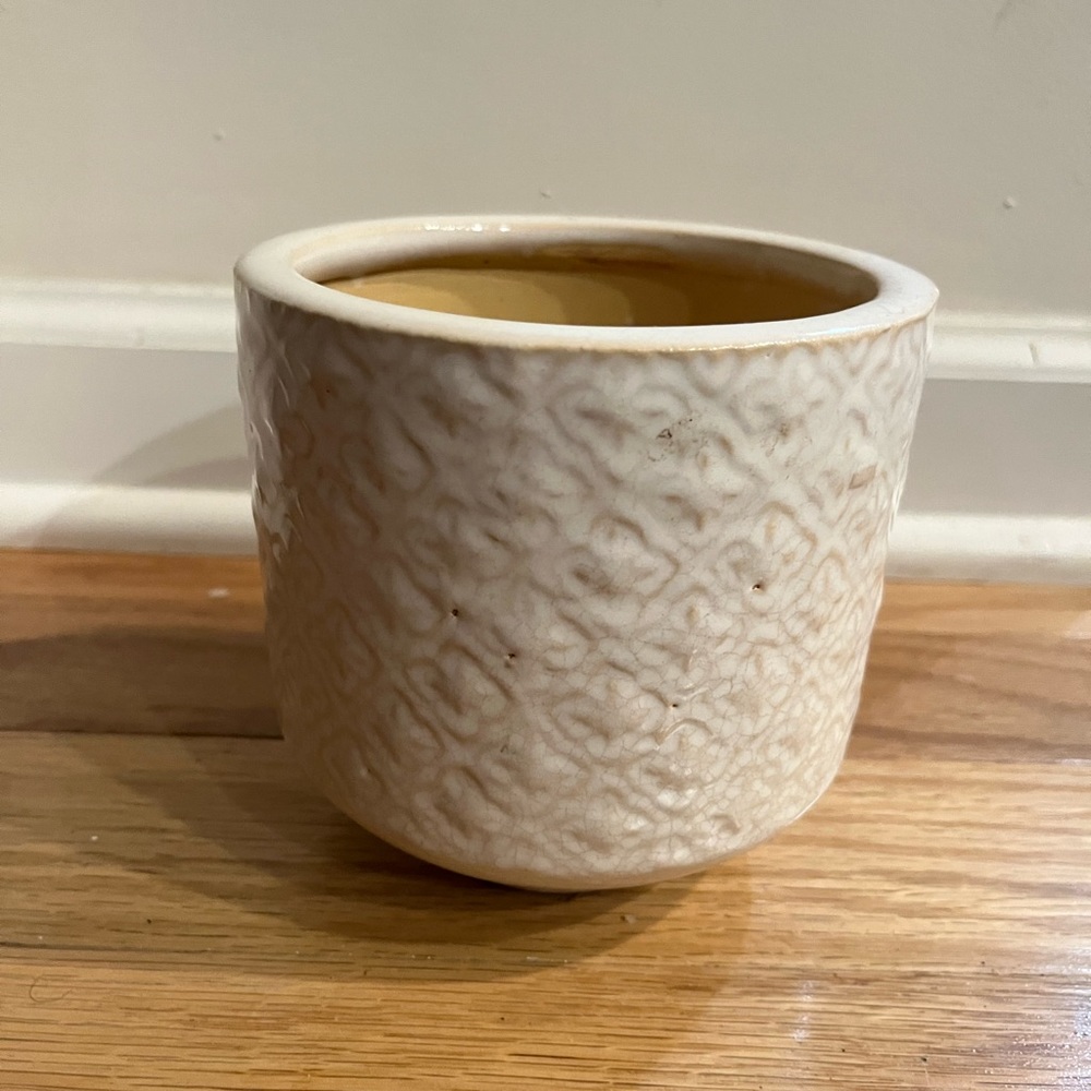 White Ceramic Planters Pot